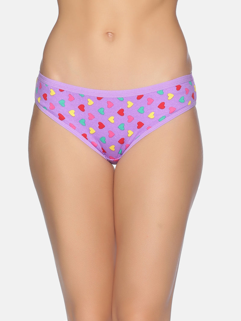 Women Cotton Printed Combo Panties