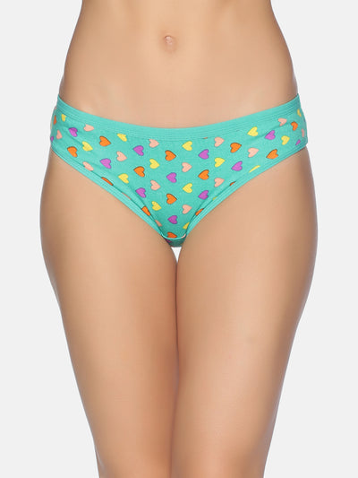 Women Cotton Printed Combo Panties