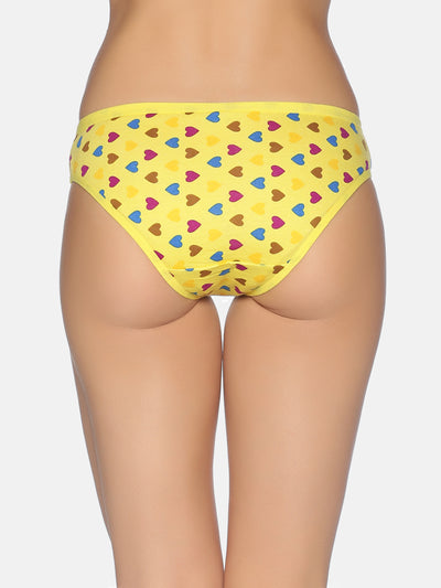 Women Cotton Printed Combo Panties