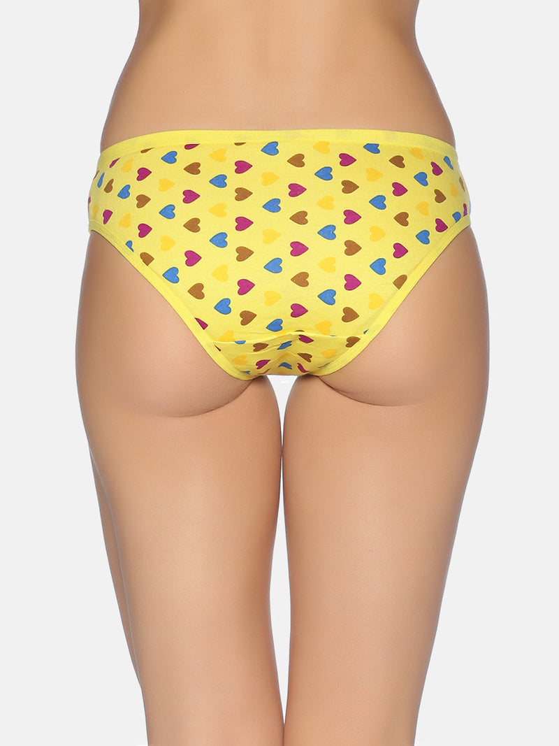 Women Cotton Printed Combo Panties